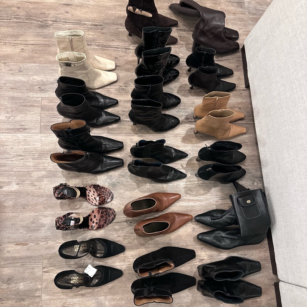 WOMENS COLLECTION Stuart Weitzman, & More, Black and Brown Ankle Boots